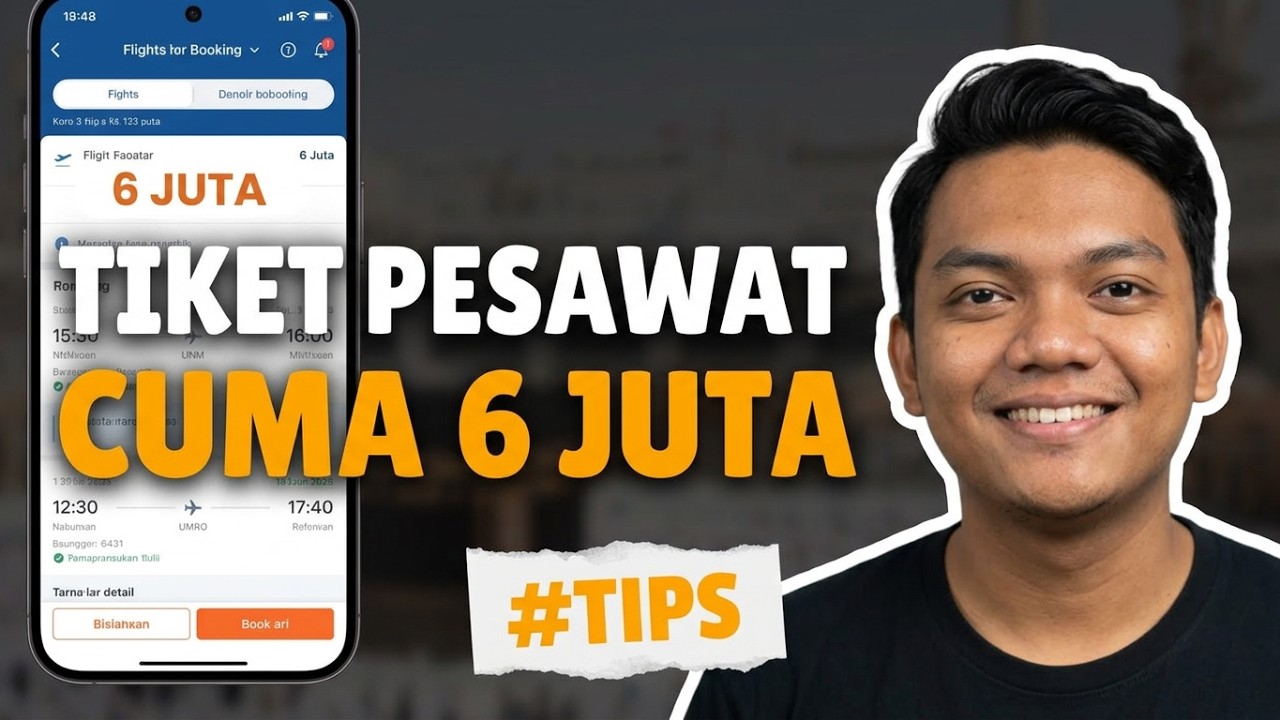 Cara Beli Tiket Pesawat Umroh Mandiri 2025 Murah, Hanya 6 Juta IDR PP