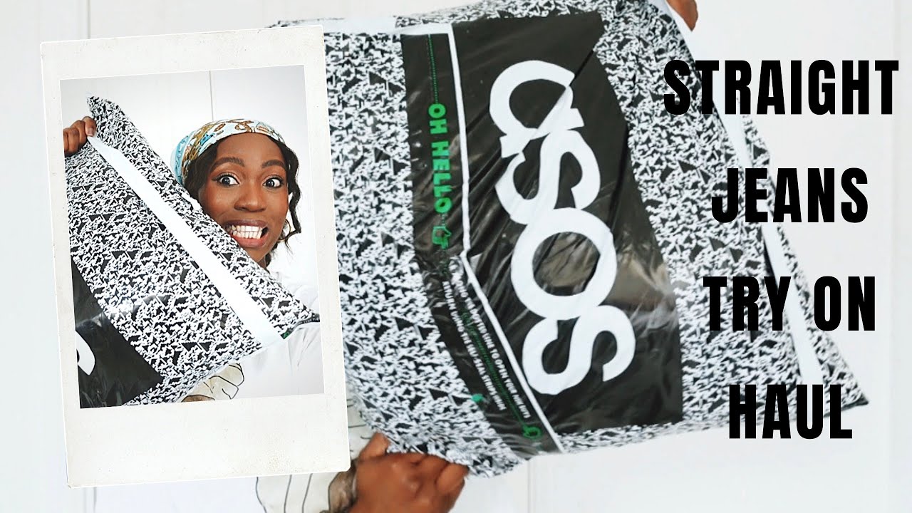ASOS STRAIGHT JEANS TRY ON HAUL #haul