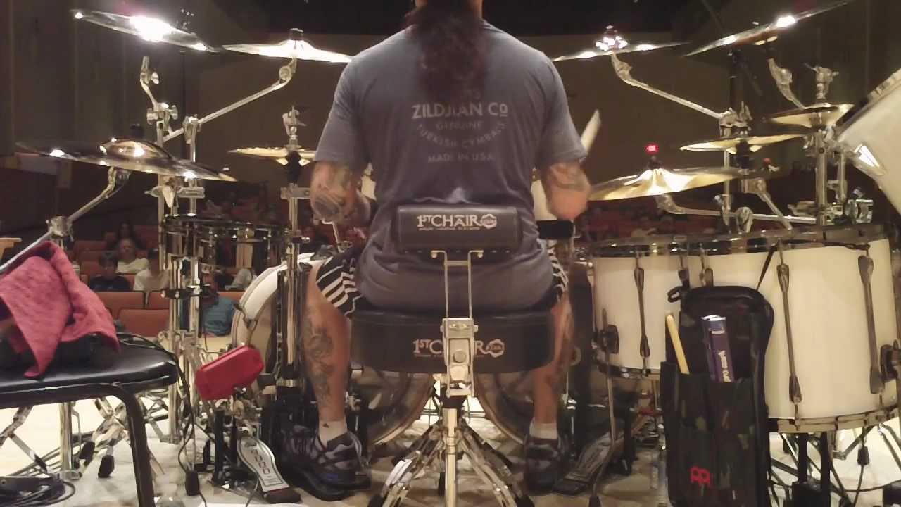 JASON BITTNER  ZILDJIAN CLINIC TOUR 2011 DRUM SOLO #1 St Loius, MO May 2011