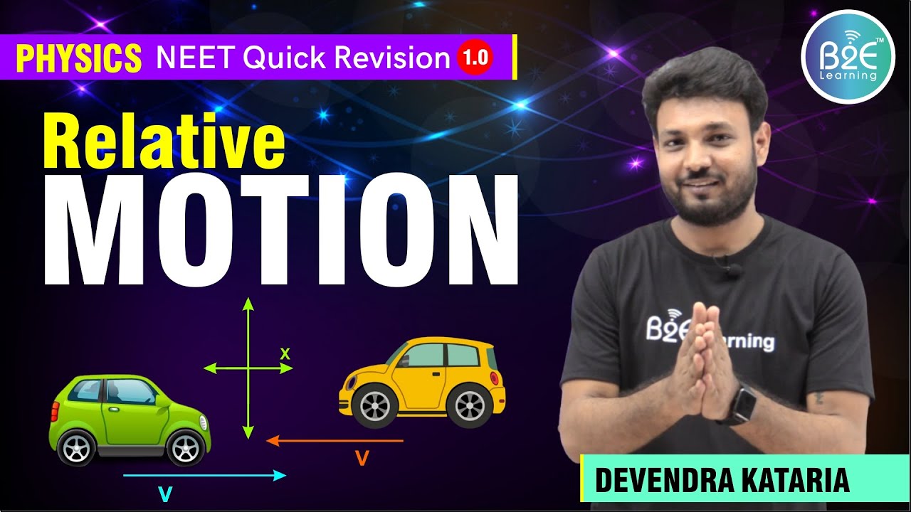 Relative Motion | Kinematics | Physics |NEET, JEE - B2ELearning