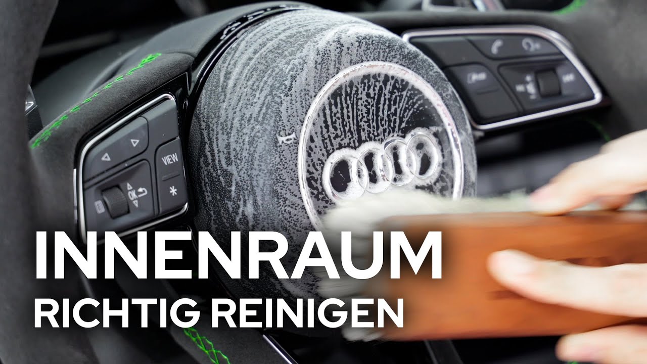 Auto Innenraum reinigen mit KULT Premium Auto Innenraumreiniger I Audi RS3 Limousine
