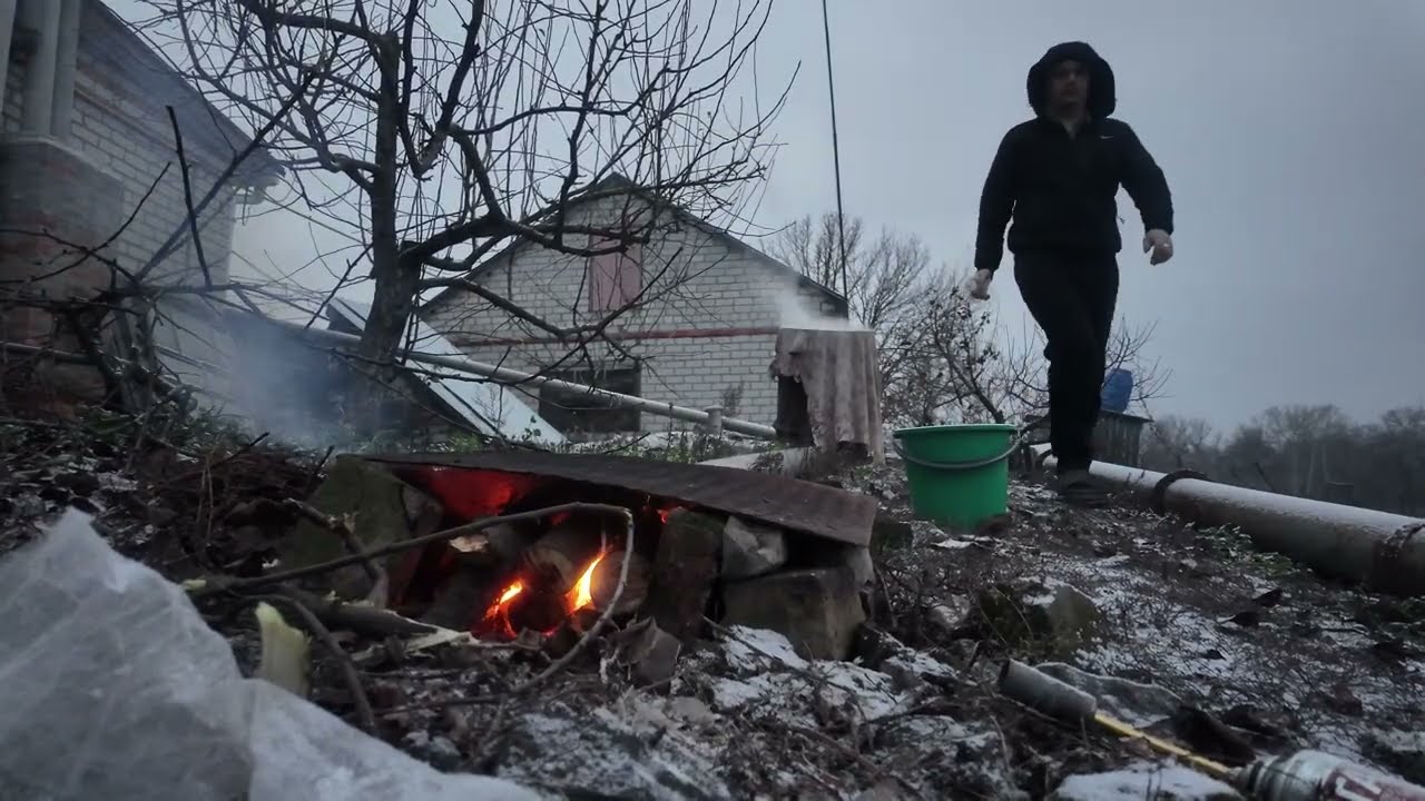 Peaceful Meat Smoking Process | Relaxing Fire & Smoke