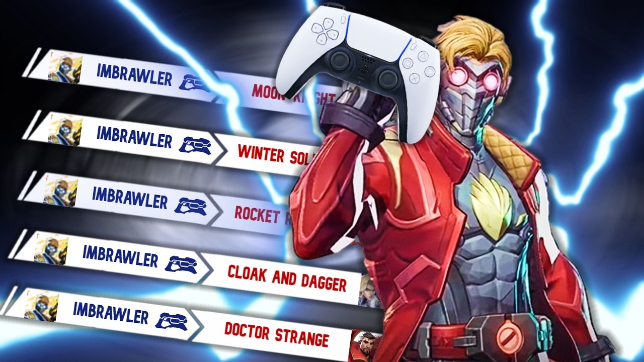 CONTROLLER Star-Lord CARRYING Against Triple Support | Marvel Rivals