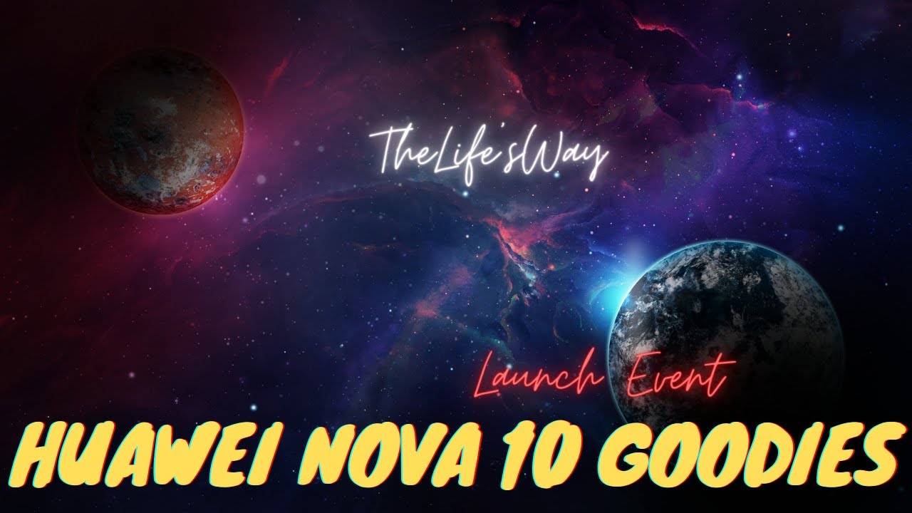 Huawei Nova 10 Series Launch Goodies