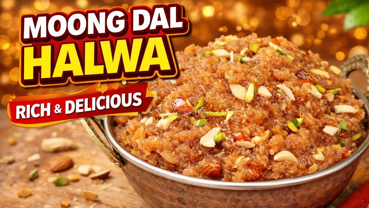  Traditional Indian Sweet- Mung Daal Halwa |  Easy & Delicious Dessert 😋