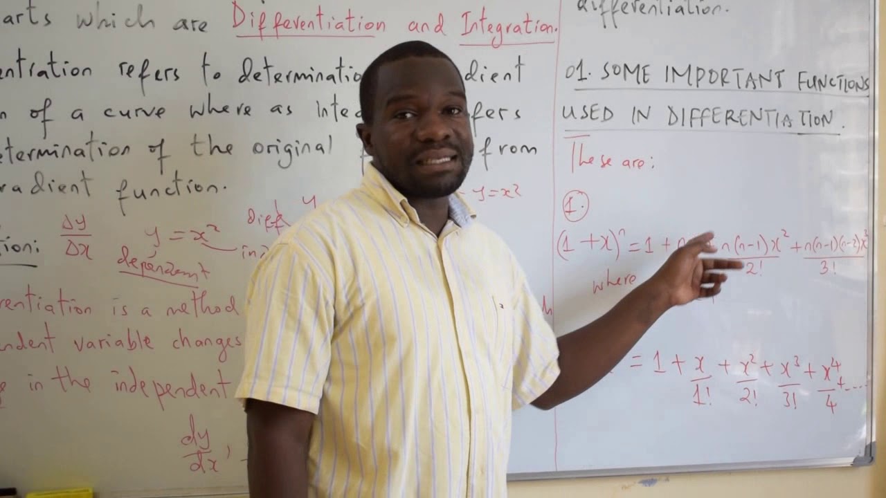 1 DIFFERENTIATION ALPHA (GRADIENT OF A CURVE-F5) IN SWAHILI-SEHEMU YA KWANZA