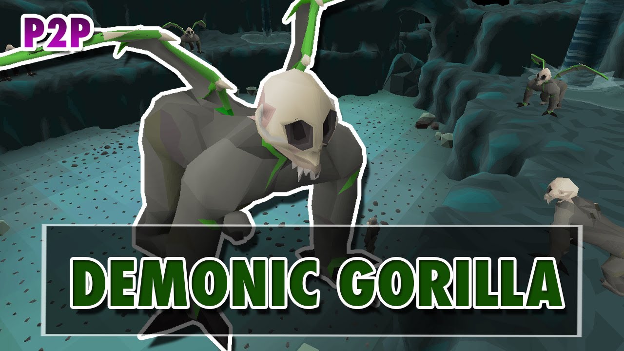 [OSRS] Guia basica de DEMONIC GORILLAS - Runescape oldschool OSRS (MEMBER)