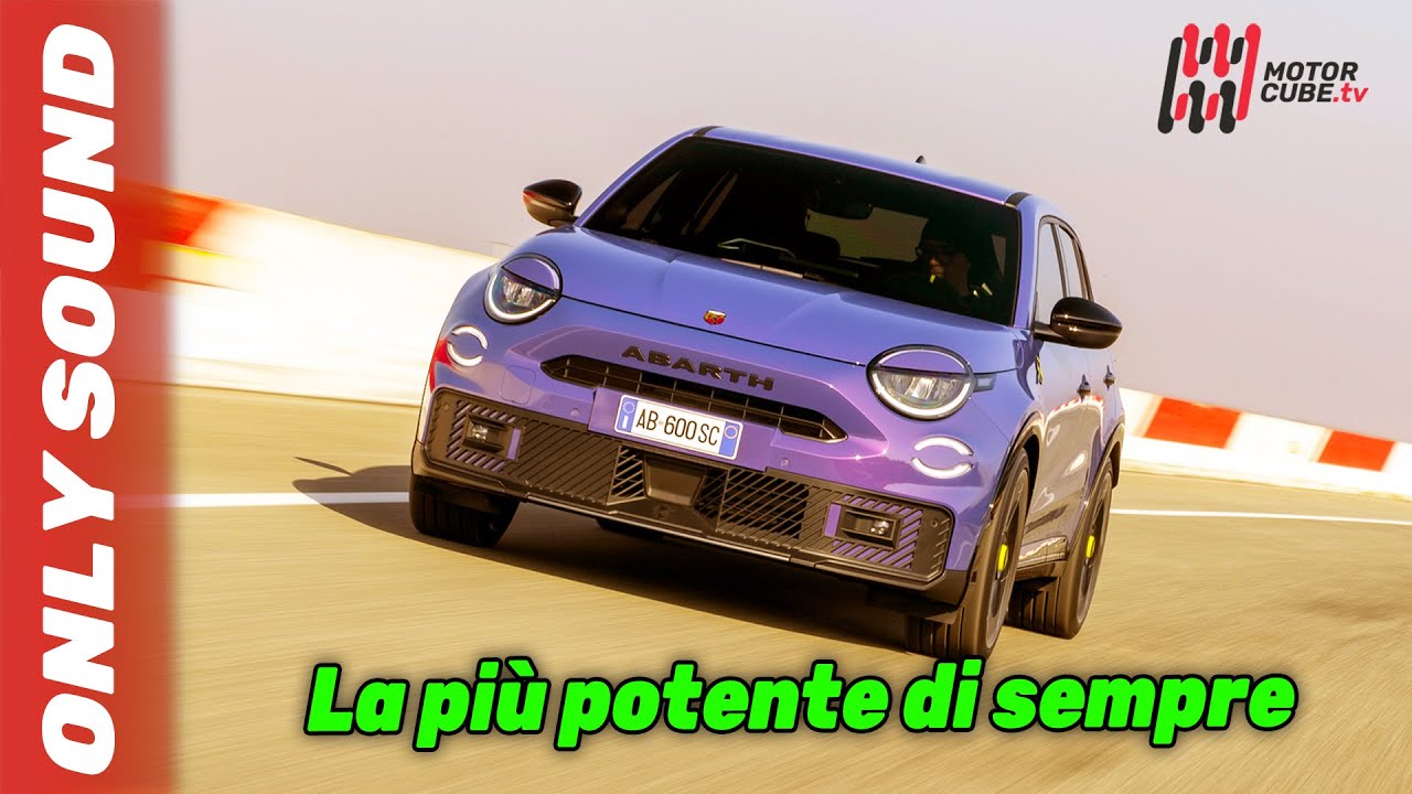 NEW ABARTH 600E 2024 - ONLY SOUND