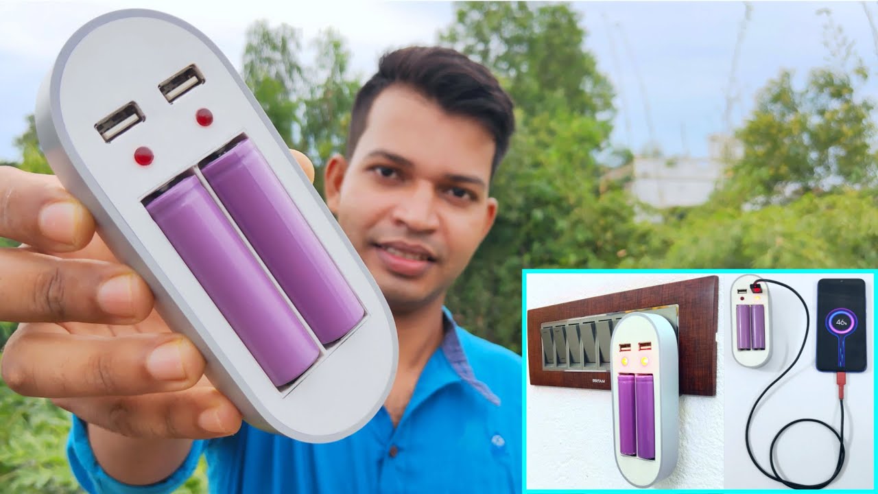 How To Make Lithium ion Battery Charger || With Power Bank
