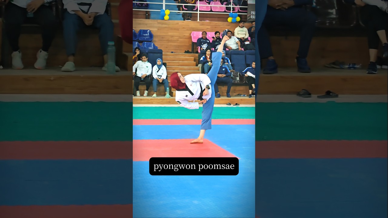 Pyongwon Poomsae - Perfect Form by Nail Akrami 🥋 #taekwondo #shorts #sports #poomsae