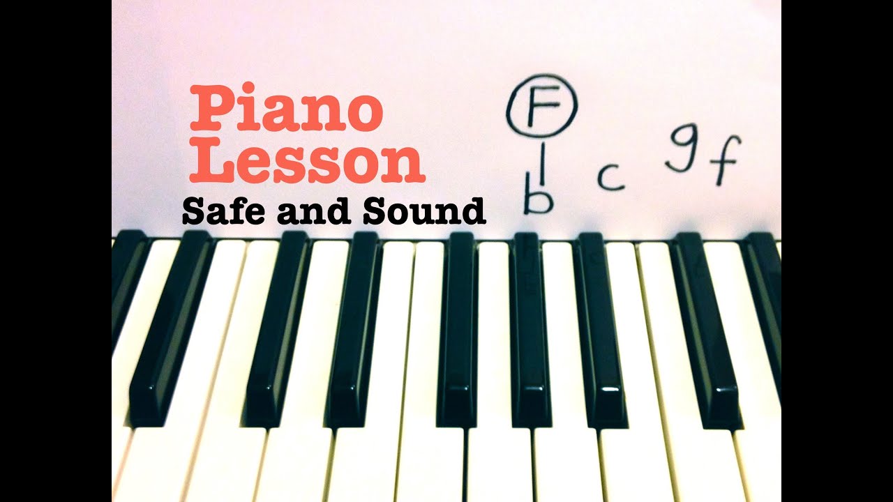 Safe and Sound- Piano Lesson- Capital Cities (Todd Downing)