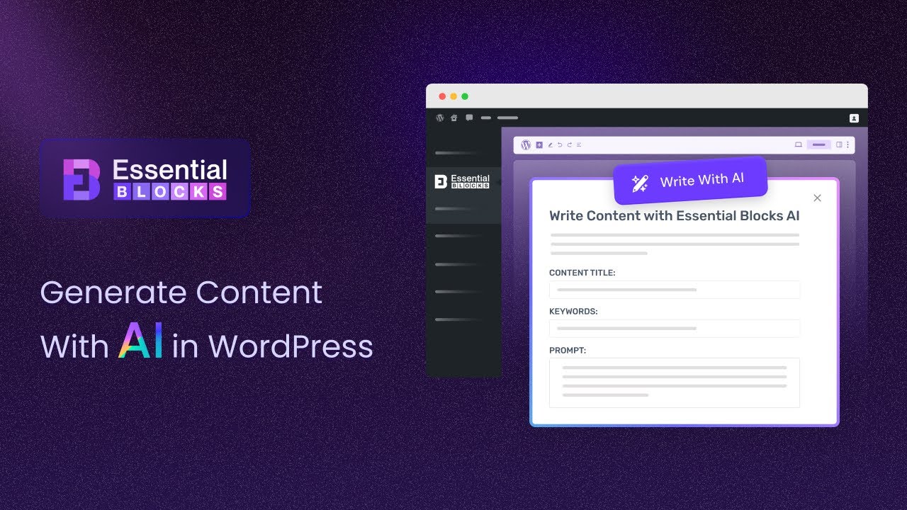 How to Generate Content with AI in Gutenberg?