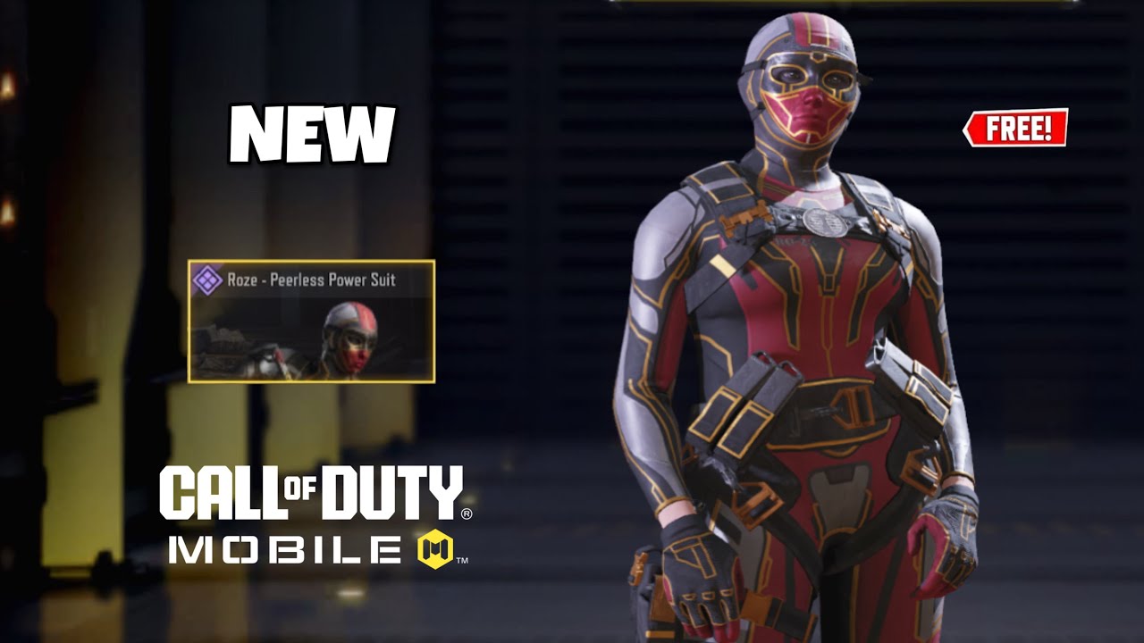 *NEW* FREE Roze - Peerless Power Suit Skin Gameplay in COD Mobile! | Milton37LiveCODM