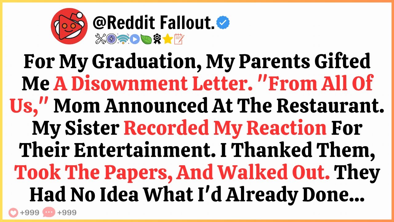 For My Graduation, My Parents Gifted Me A Disownment Letter. 