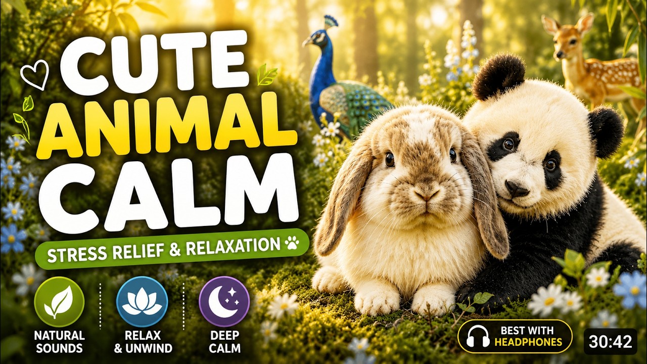 🌟 “Ultimate Cute Animals Compilation 🐰🐶🐱🐼🦚 | Relax & Smile”