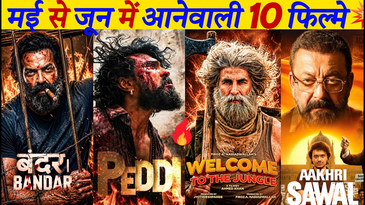 Top 10 Upcoming Movies in May to June 2026 | Upcoming Bollywood & South Indian Films 🤯🔥