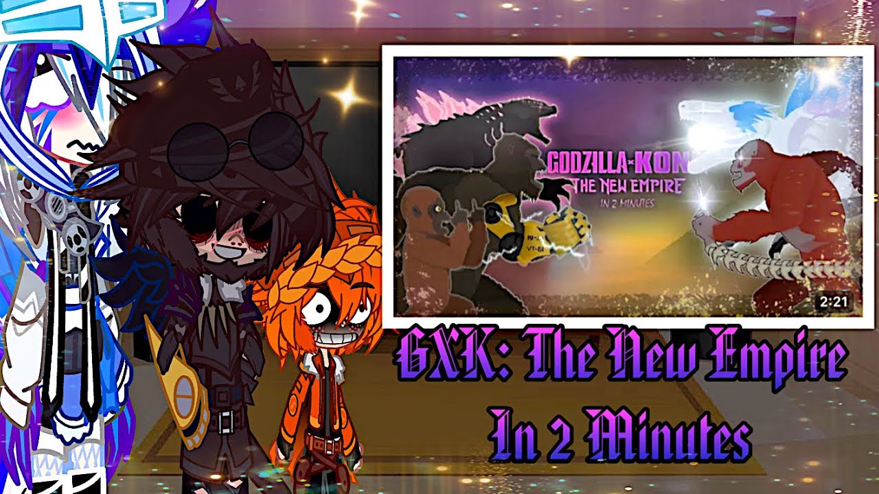Kaiju react to Godzilla X Kong: The New Empire In 2 Minutes||Gacha Club|| by #SlicK