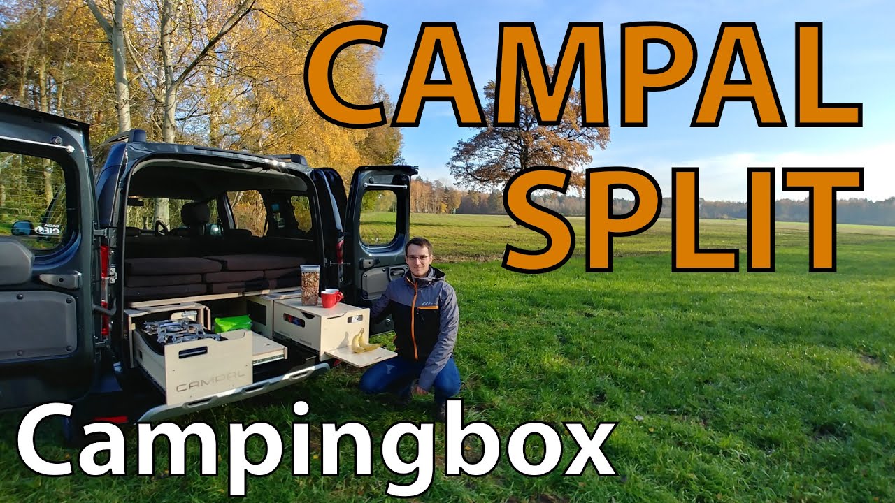 CAMPAL SPLIT CAMPINGBOX: Neues Modell! Die flexibelste Campal. Auto als Camper nutzen (Dacia Dokker)