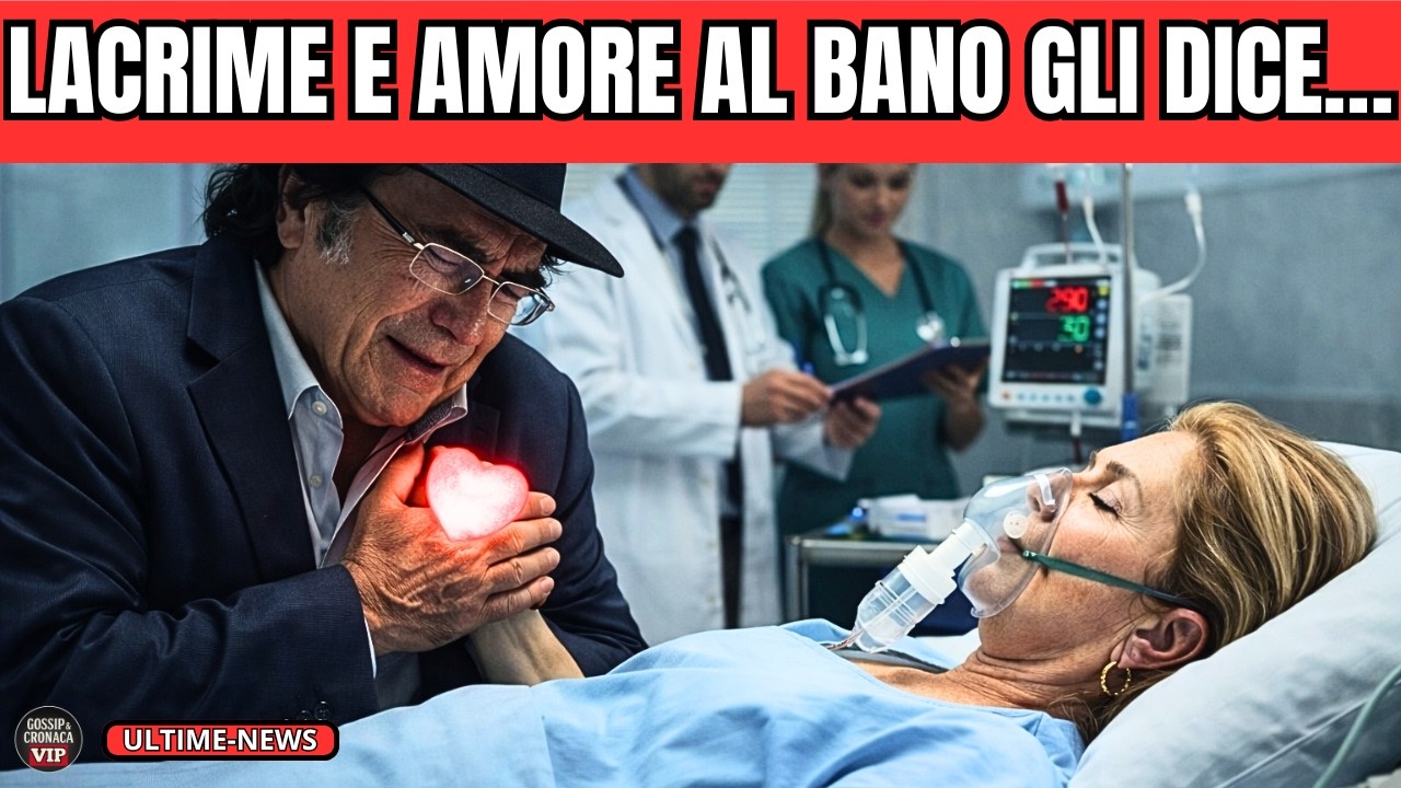 AL BANO CON IL CUORE IN MANO E SCOPPIANDO IN LACRIME DICE A ROMINA: TI AMO MOLTO PIU’ DI ME