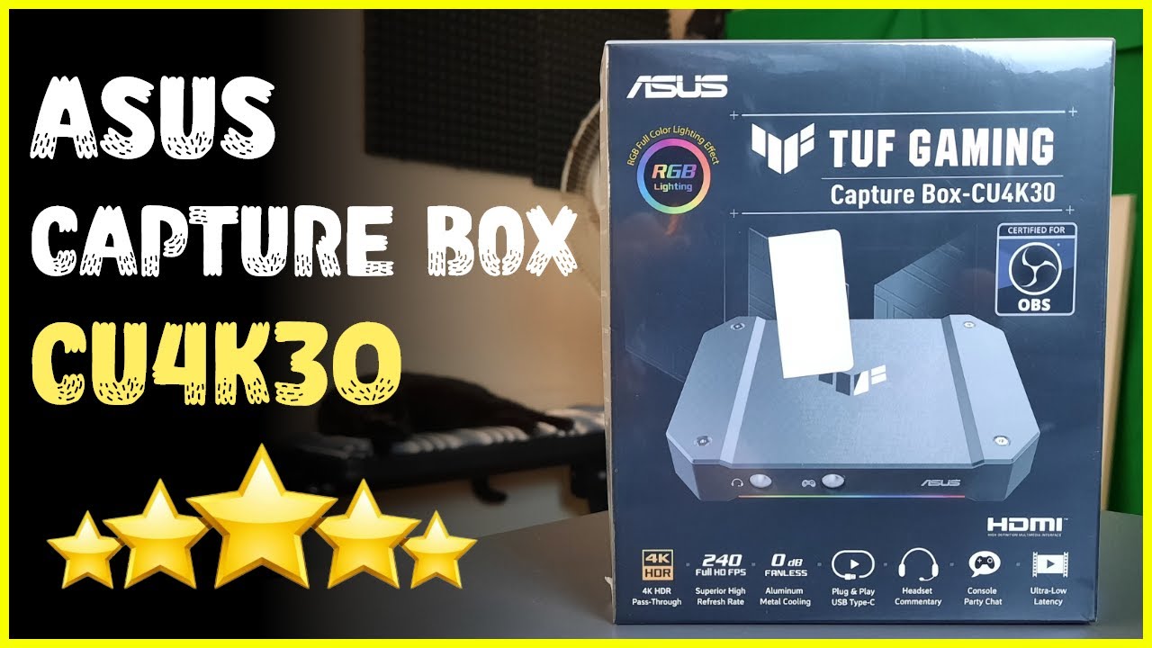 Uygun Fiyatlı Capture Card ASUS TUF Gaming CU4k30 İnceleme