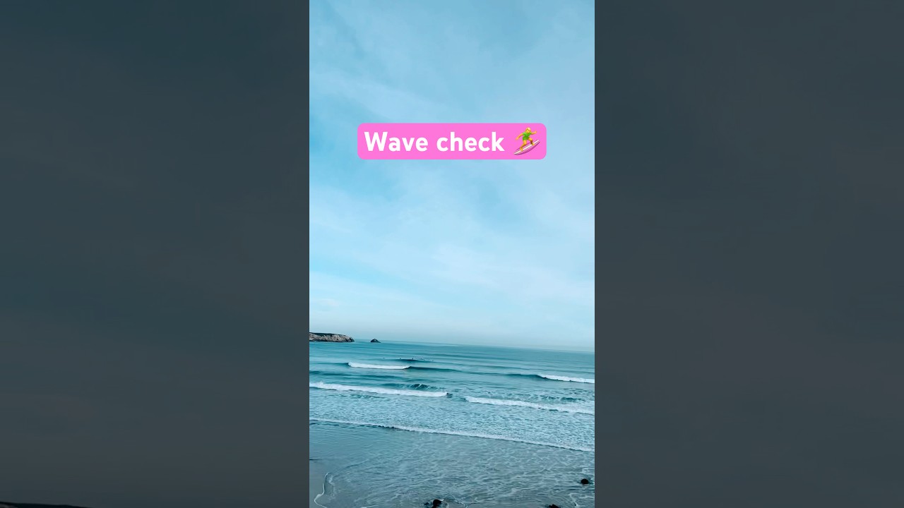 Come on a wave check with me #surf #surfing #portugal #surfingportugal #wavecheck