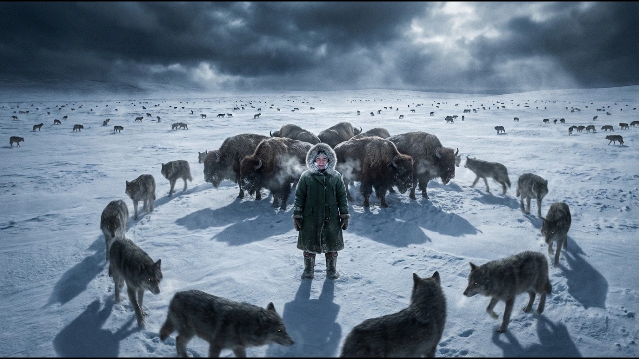 “She Faced 1,000 Wolves at -71°C… What Happened Next Will Freeze Your Soul!” ❄️🐺🔥