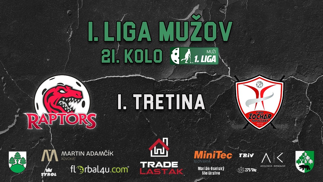 FBK Raptors vs. FbO Žochár Topoľčany (1. tretina)