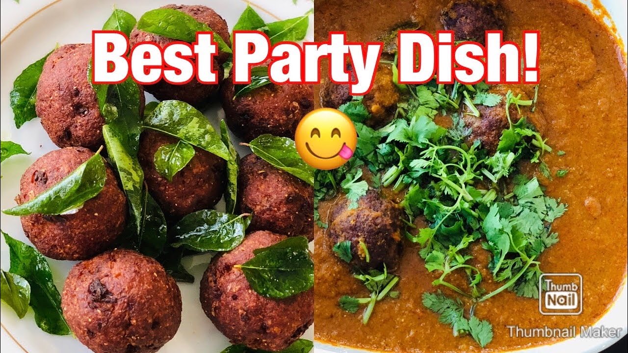RESTAURANT STYLE CHICKEN KEEMA BALLS AND CURRY | CHICKEN KOFTA CURRY | CHICKEN MEATBALLS