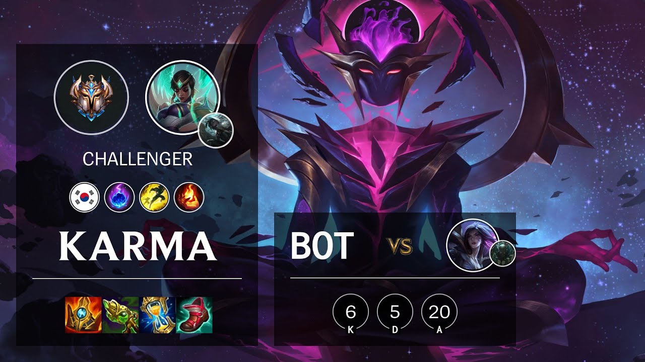 Karma Bot vs Kai'Sa - KR Challenger Patch 11.12