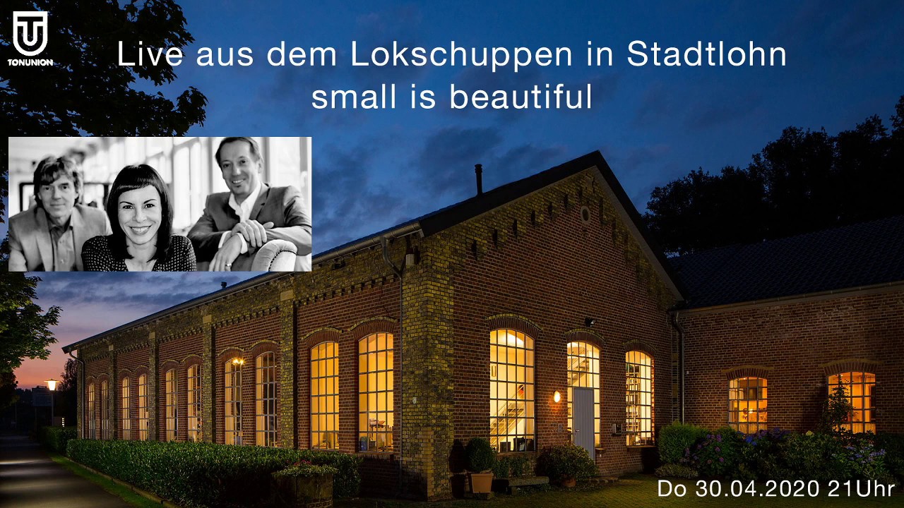 small is beautiful - Livestream vom 30.04.2020
