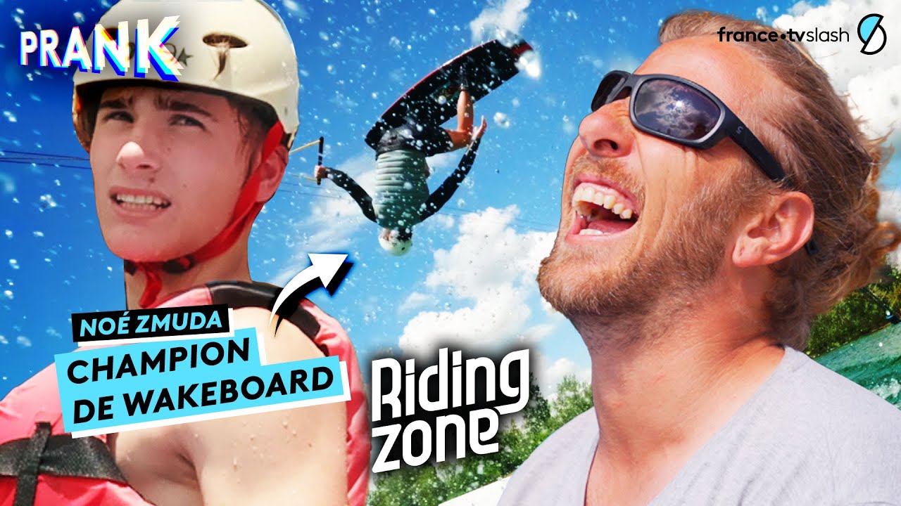 PRANK : Un champion de Wakeboard piège un mono et tout un cours -  Riding Zone