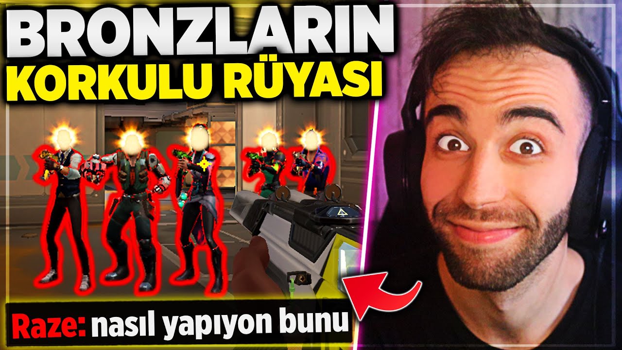 EFFFSANE BRONZ TAKTİĞİ!! PHOENİX + SPECTRE OYNAYIP RAKİBİ &Ccedil;ILDIRTTIM!! Valorant Rasherino