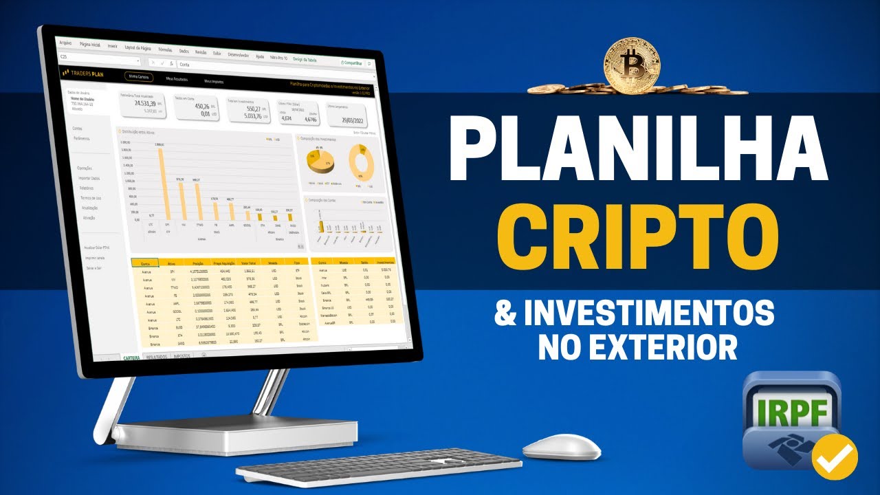 Planilha Criptomoedas com Imposto de Renda Automático