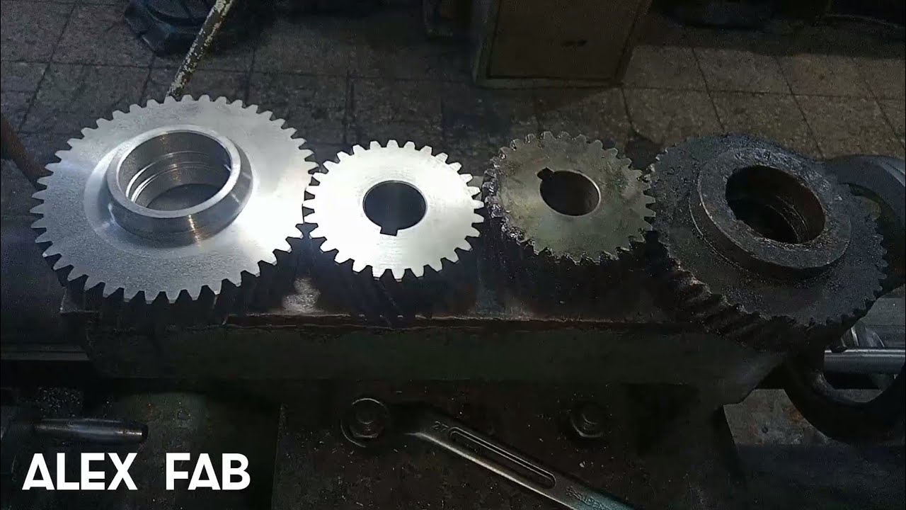 تعرف علي كيفيه تصنيع الترس بالخطوه الحلزونيه