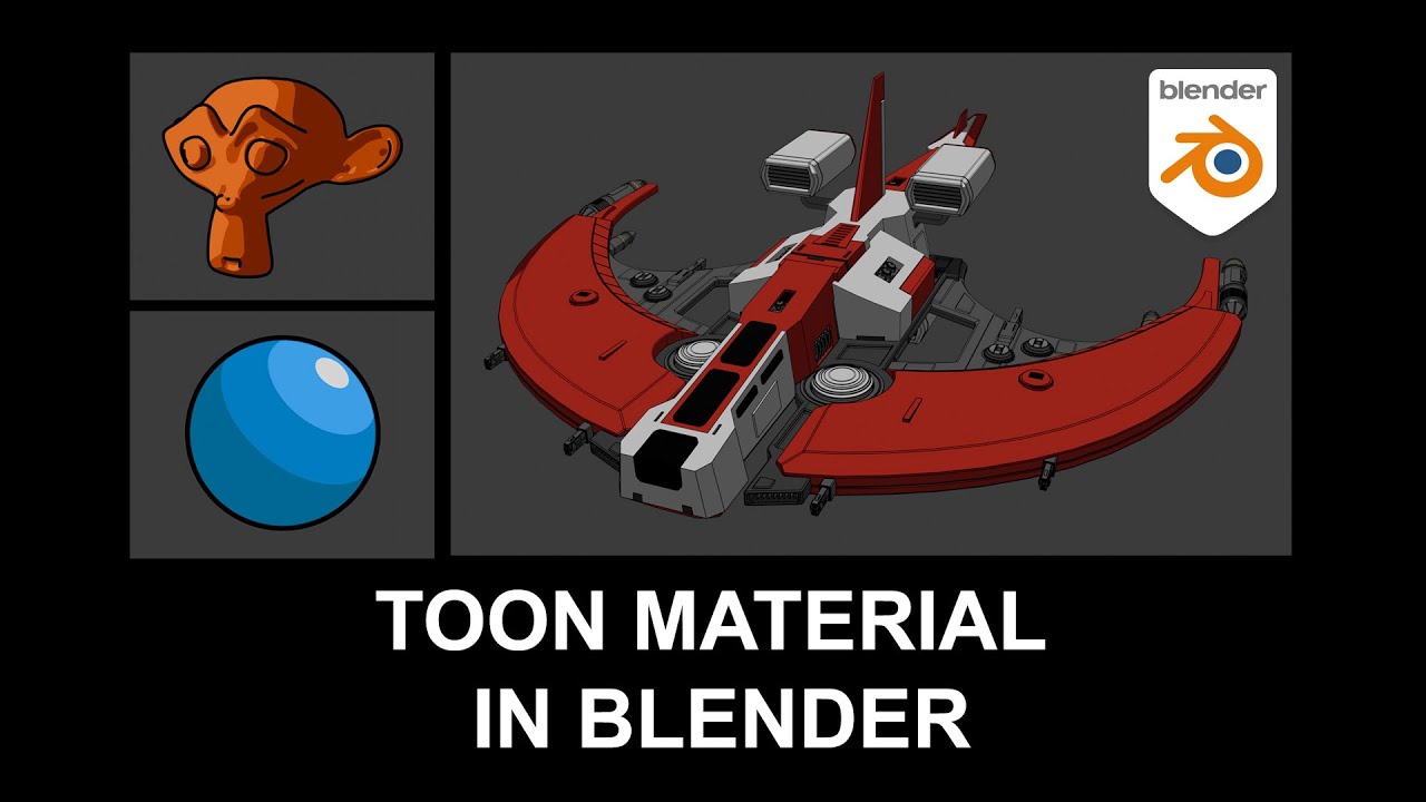 Мультяшный материал в Blender