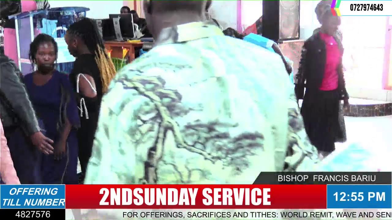 2ND SUNDAY SERVICE MINISTERING:BISHOP FRANCIS BARIU THEME:SERVING GOD IN THE MIDST OF OPPOSITIONS .
