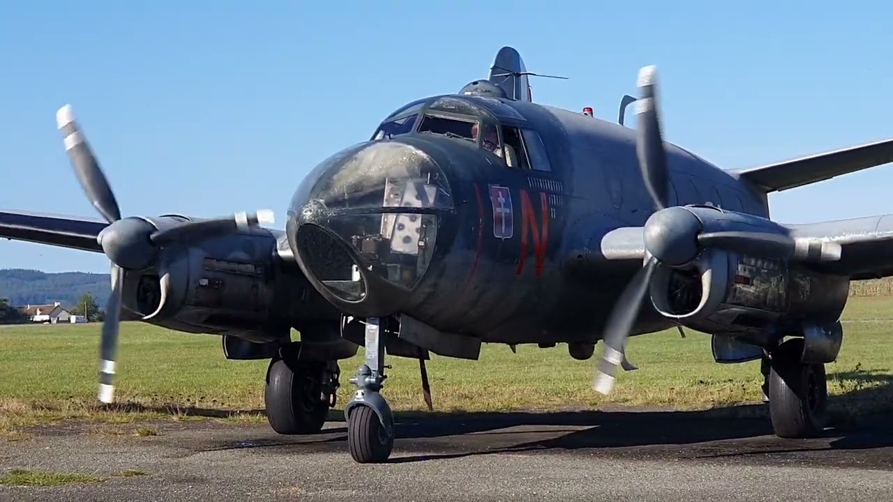 MARCEL DASSAULT MD311 FLAMANT - ENGINES START UP.