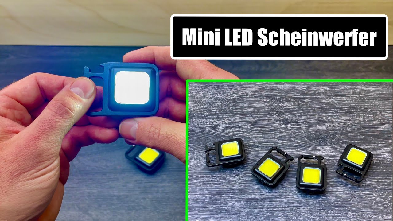 500 Lumen LED Lampe / Mini Scheinwerfer ❓/ Kann man sie gebrauchen