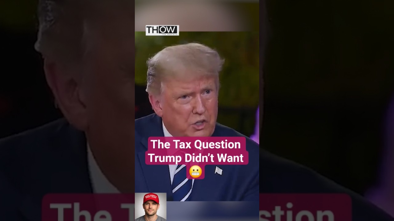 Tax Question? Trump Blames Democrats 😬