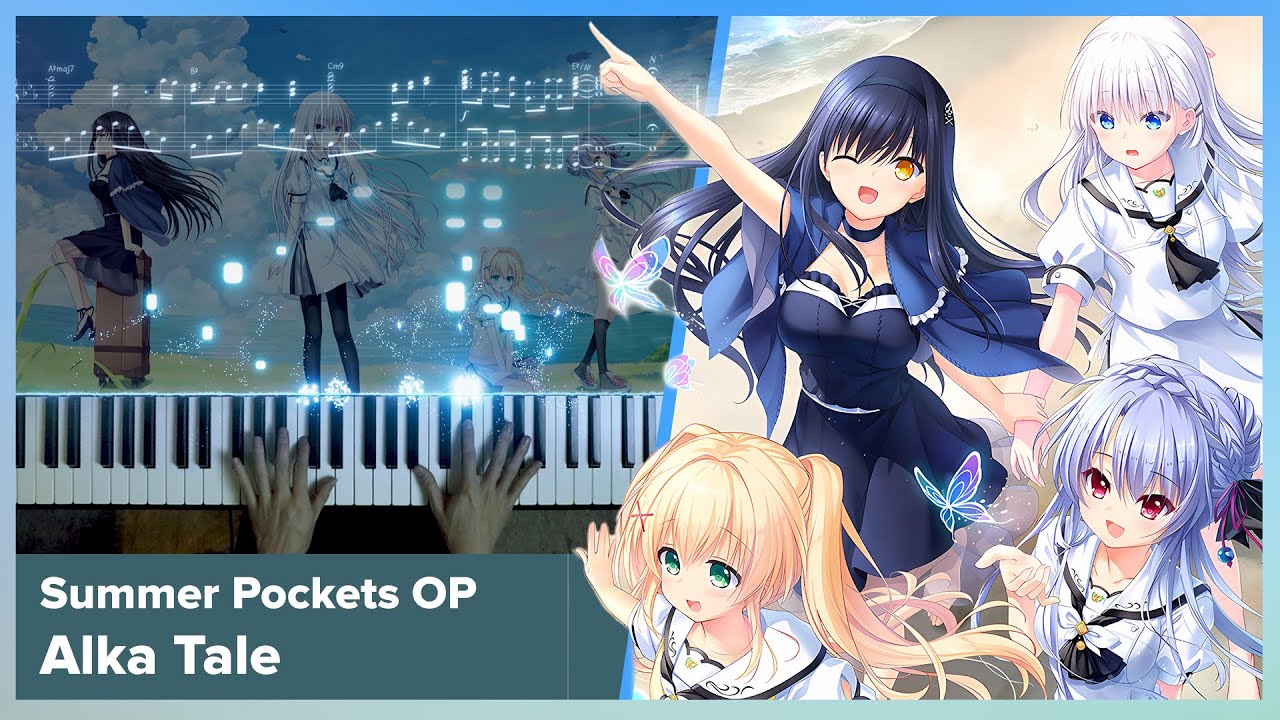 Summer Pockets OP - "Alka Tale" - Piano Cover / Konomi Suzuki