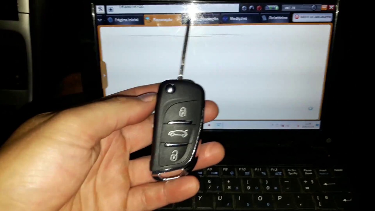 Programação apresentação chave aliexpress peugeot 307 308 citroen c4 pallas vtr todos PSA