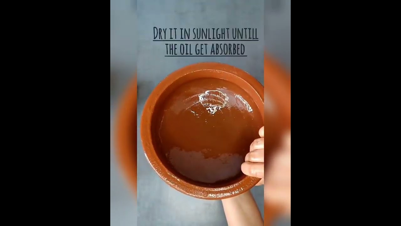 how to seasons Clay pot #short #ytshort #diy #clay