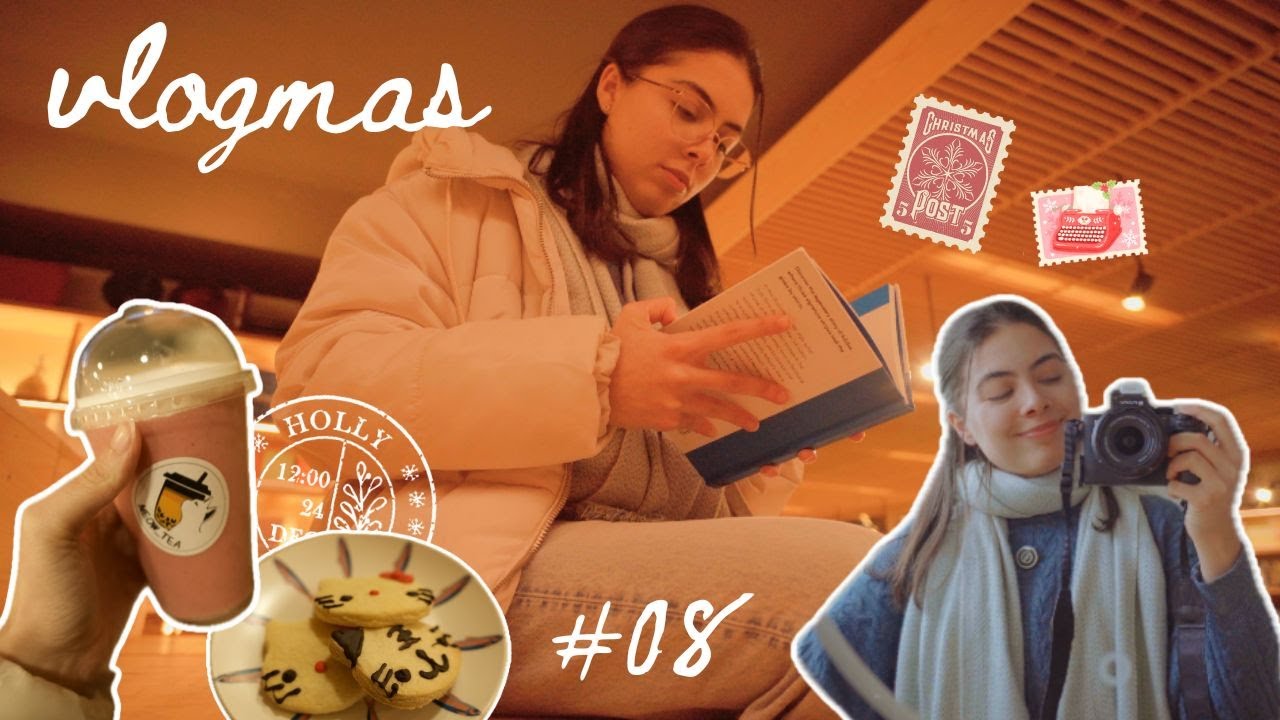 cafeteria tailandesa, livrarias e leitura do meu livro de Natal | Vlogmas EP.08