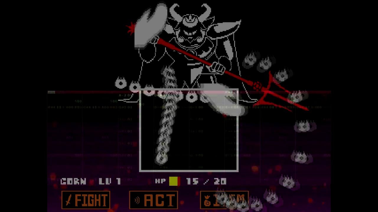 Undertale - Bergentrückung (Intro) + ASGORE (8 bit Chiptune Famitracker Cover)