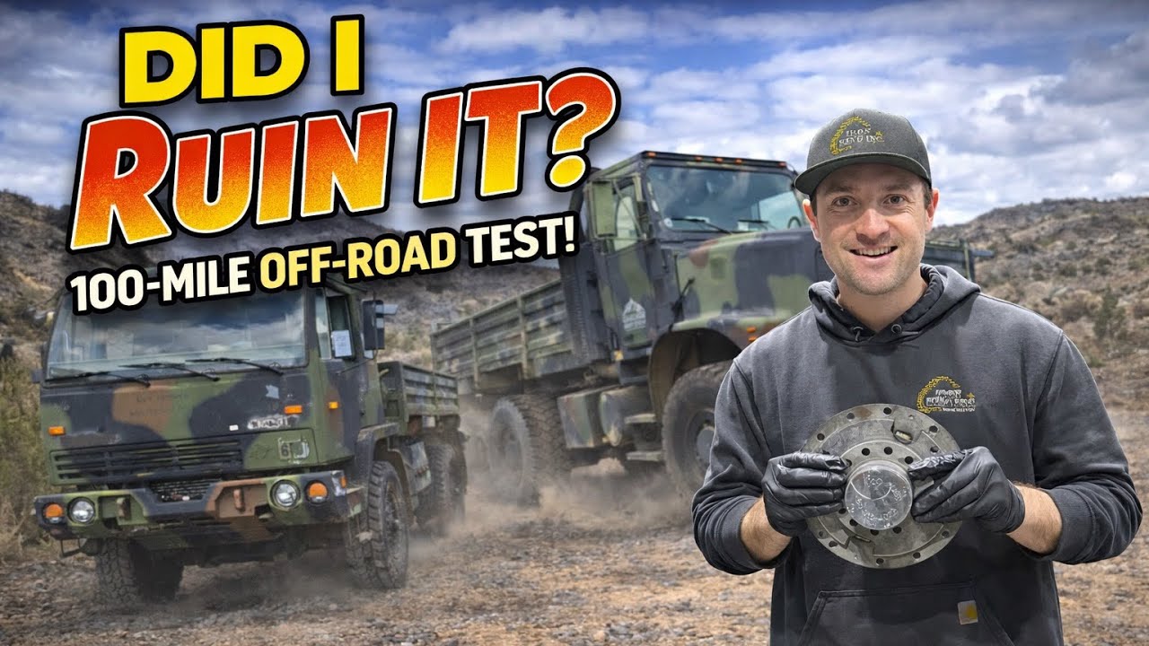did i RUIN my LMTV WITH ECO HUBS?!?!? I DROVE 100 MILES OFF ROAD TO FIND OUT!!