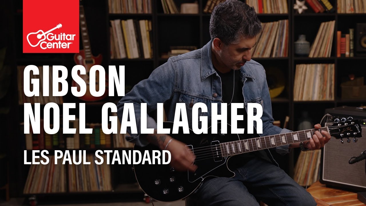 СЛУШАЙТЕ новую НОВУЮ гитару Gibson Noel Gallagher Les Paul Standard!
