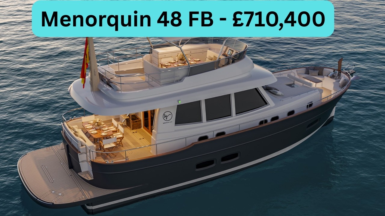 Яхты Sasga, Menorquin 48 FB — полный тур за 710 400 фунтов стерлингов