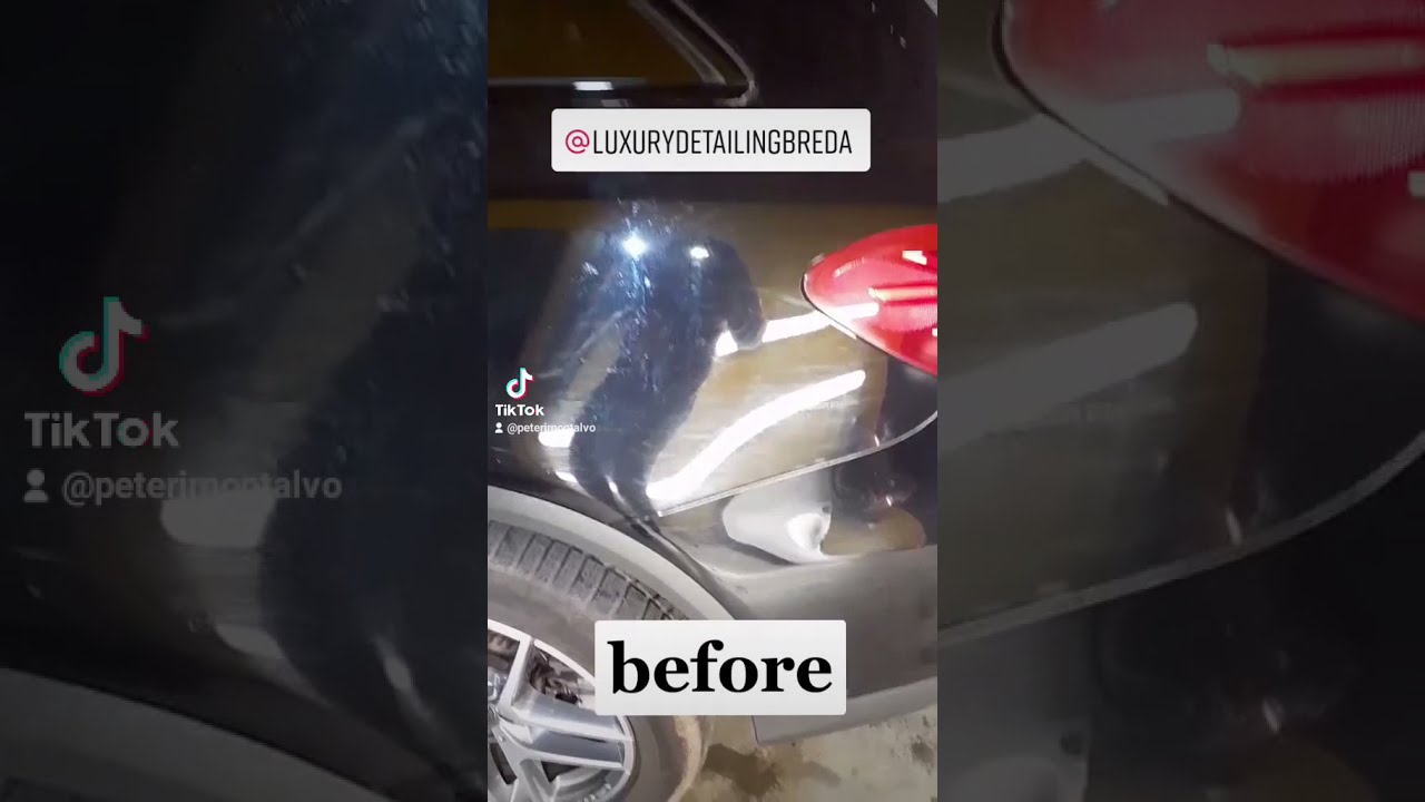 Luxury Detailing uw autopoetsbedrijf in Breda - Voor en na resultaat van een lak correctie