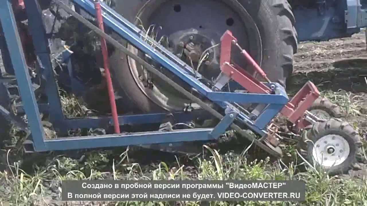 Комбайн для уборки чеснока,копалка для чеснока,комбайн ботвоотводящий,
