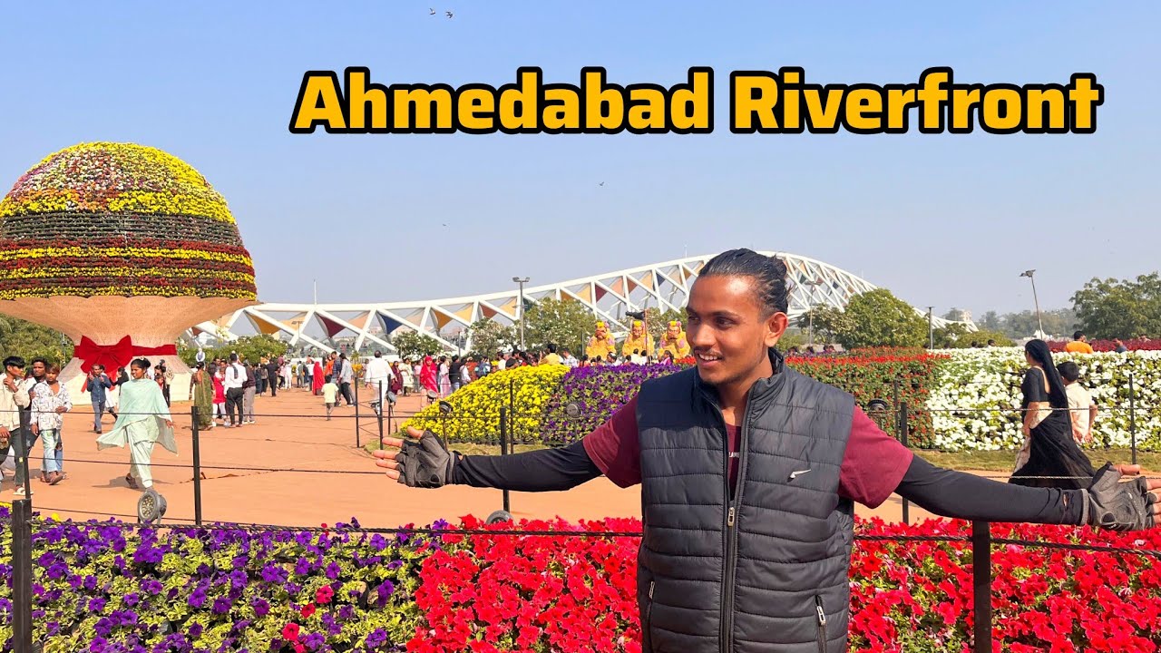 Ahmedabad Riverfront 😍 || Gujrat To 12 Jyotirling 4 Dham || 7000Km Cycle Yatra